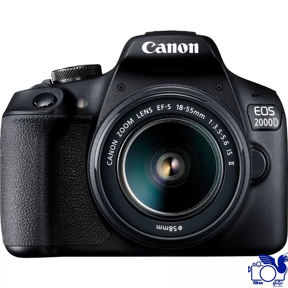 Canon EOS 2000D DSLR Camera and EF-S 18-55 mm f/3.5-5.6 IS II — تصویر ۲