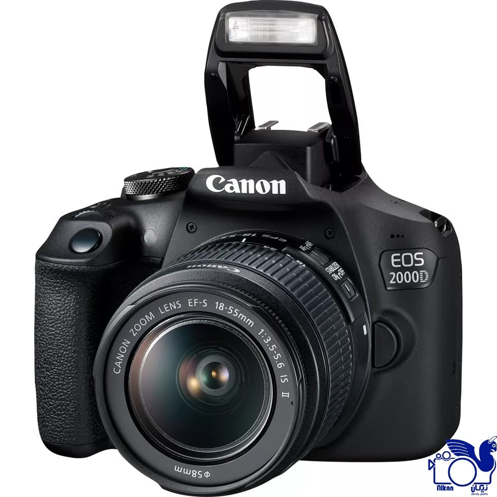 Canon EOS 2000D DSLR Camera and EF-S 18-55 mm f/3.5-5.6 IS II — تصویر ۵