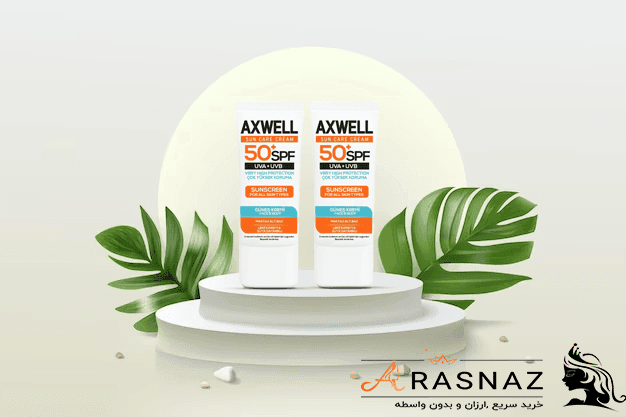 کرم ضد آفتاب ضد لک آکسول SPF 50 — تصویر ۵