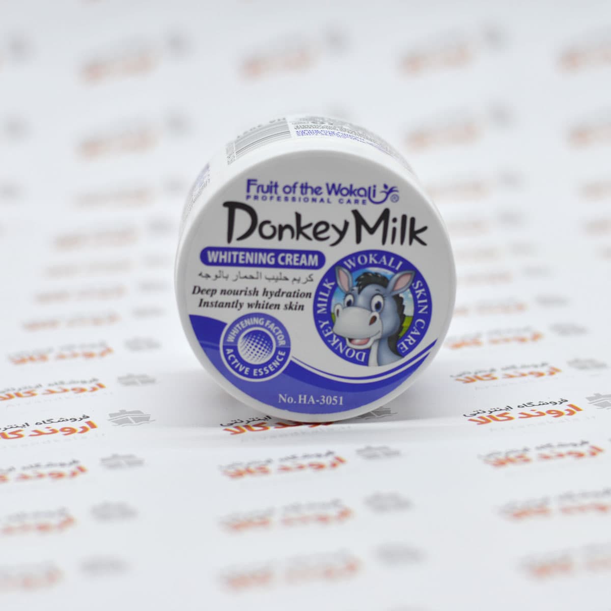 کرم روشن کننده پوست ووکالی Wokali مدل Donkey Milk