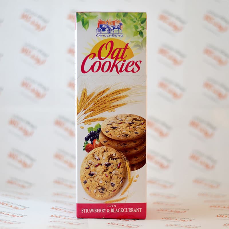 کوکی جودوسر oat cookies مدل STRAWBERRY & BLACKCURRANT — تصویر ۳