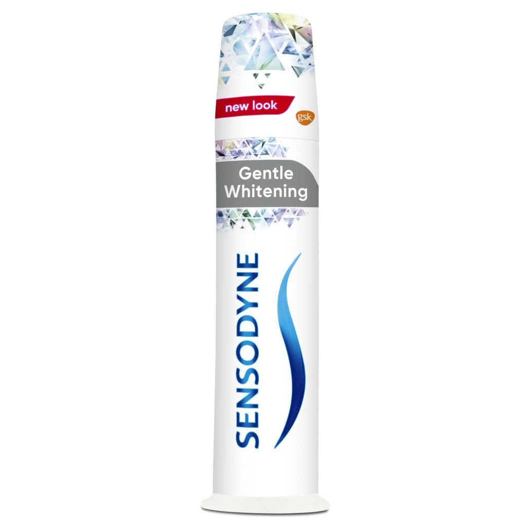 خمیردندان پمپی Sensodyne مدل Gentle Whitening — تصویر ۱۱