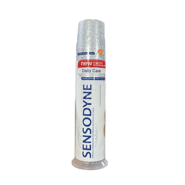 خمیردندان پمپی Sensodyne مدل Gentle Whitening — تصویر ۸