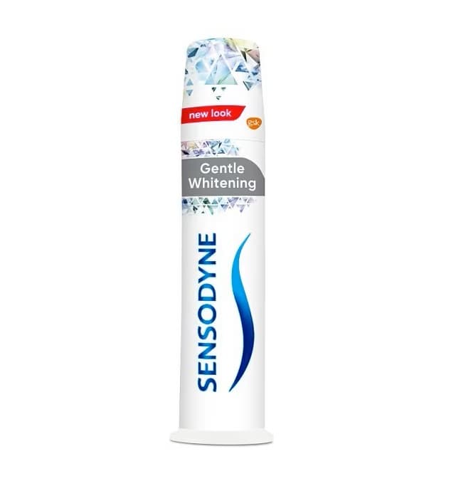 خمیردندان پمپی Sensodyne مدل Gentle Whitening — تصویر ۷