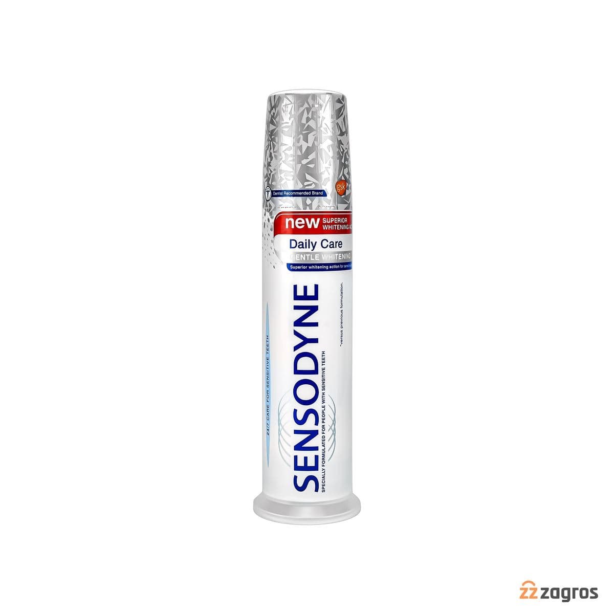 خمیردندان پمپی Sensodyne مدل Gentle Whitening — تصویر ۴