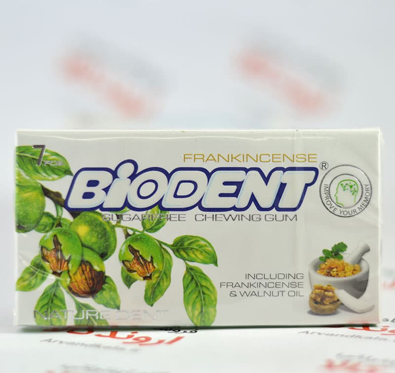 آدامس بدون شکر بایودنت BiODENT مدل FRANKINCENSE