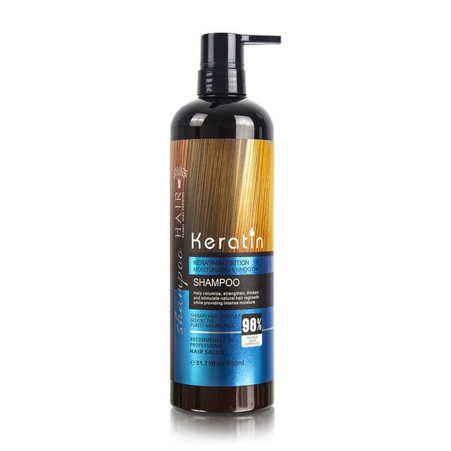شامپو کراتین مدل hair shampoo keratin 98% حجم ۹۰۰ میل