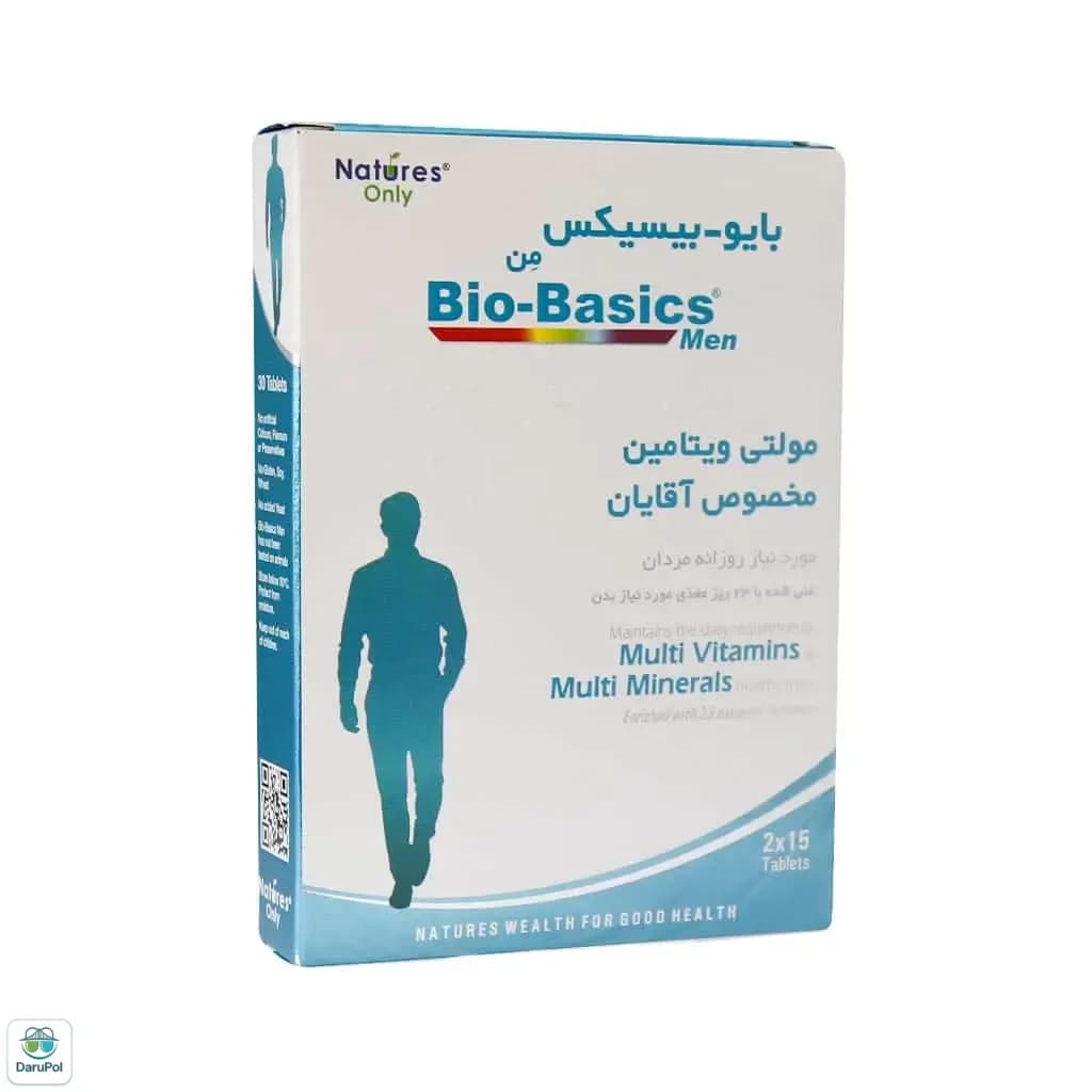 قرص مولتی ویتامین بایوبیسیکس آقایان نیچرز اونلی — تصویر ۸