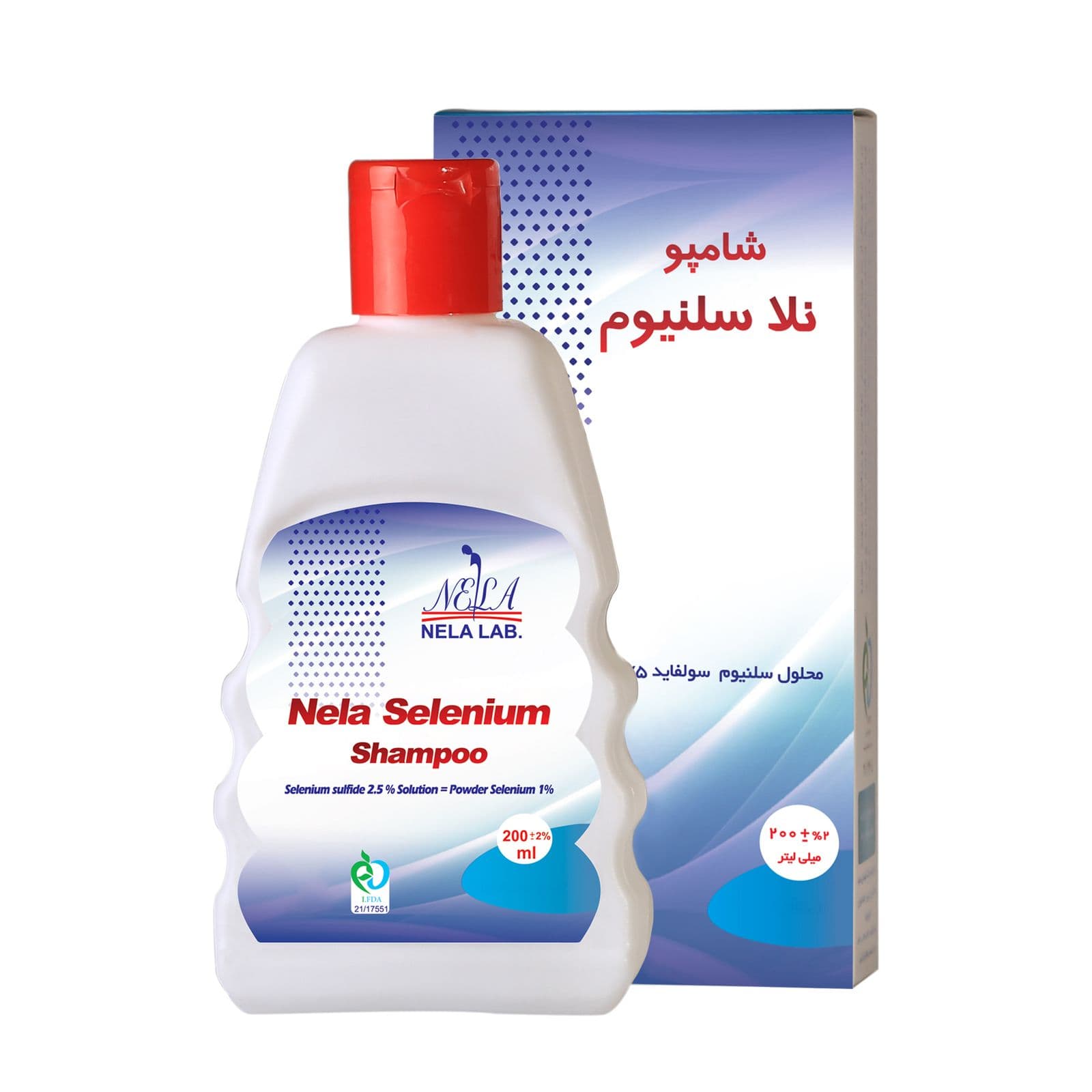 شامپو ضدشوره سلنیوم سولفاید 2.5% نلا