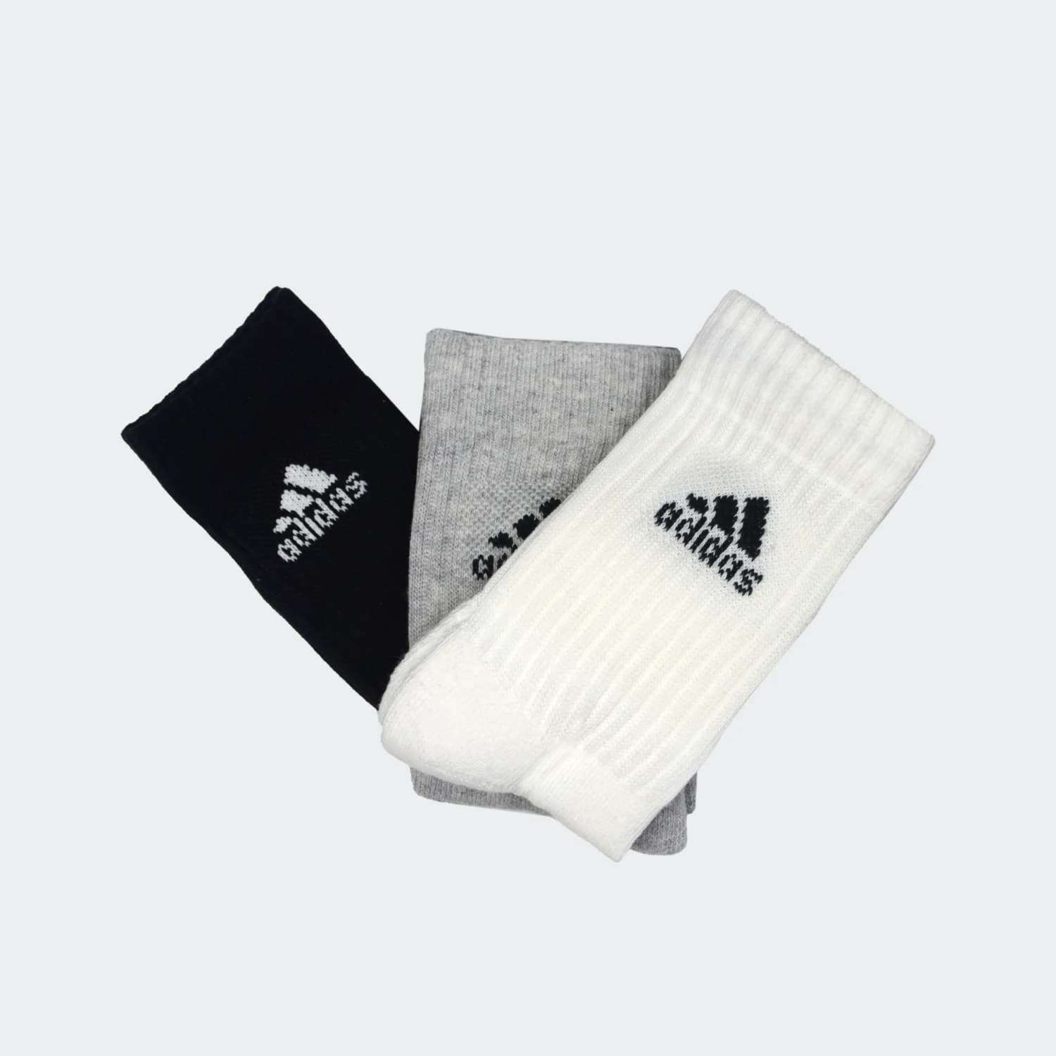 جوراب بچگانه آدیداس مدل Adidas 3-stripes Performance Crew Socks Multi — تصویر ۴