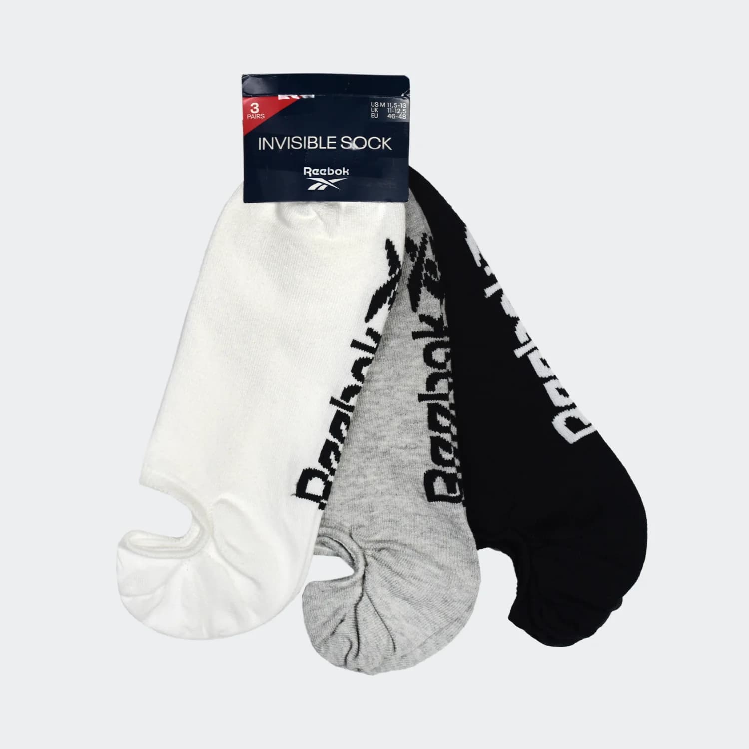 جوراب مردانه ریباک مدل Training no show socks