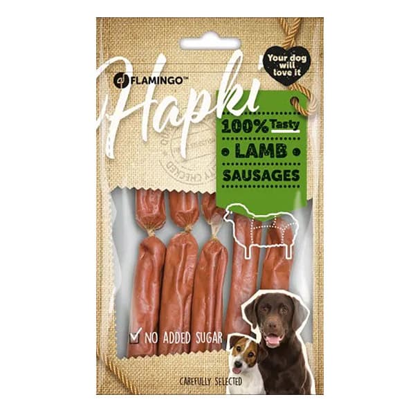 تشویقی سگ سوسیس بره فلامینگو – Flamingo Lamb Sausages