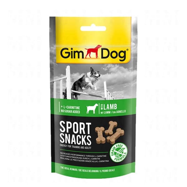 تشویقی سگ با طعم بره جیم داگ – Gimdog Sport Snack