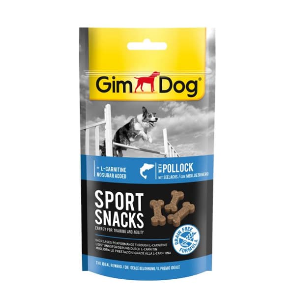 تشویقی سگ با طعم ماهی پولاک جیم داگ – Gimdog Sport Snack