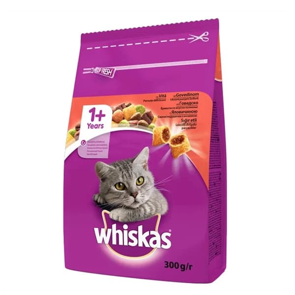 غذای مغزدار گربه با طعم گوشت و هویج ویسکاس – Whiskas