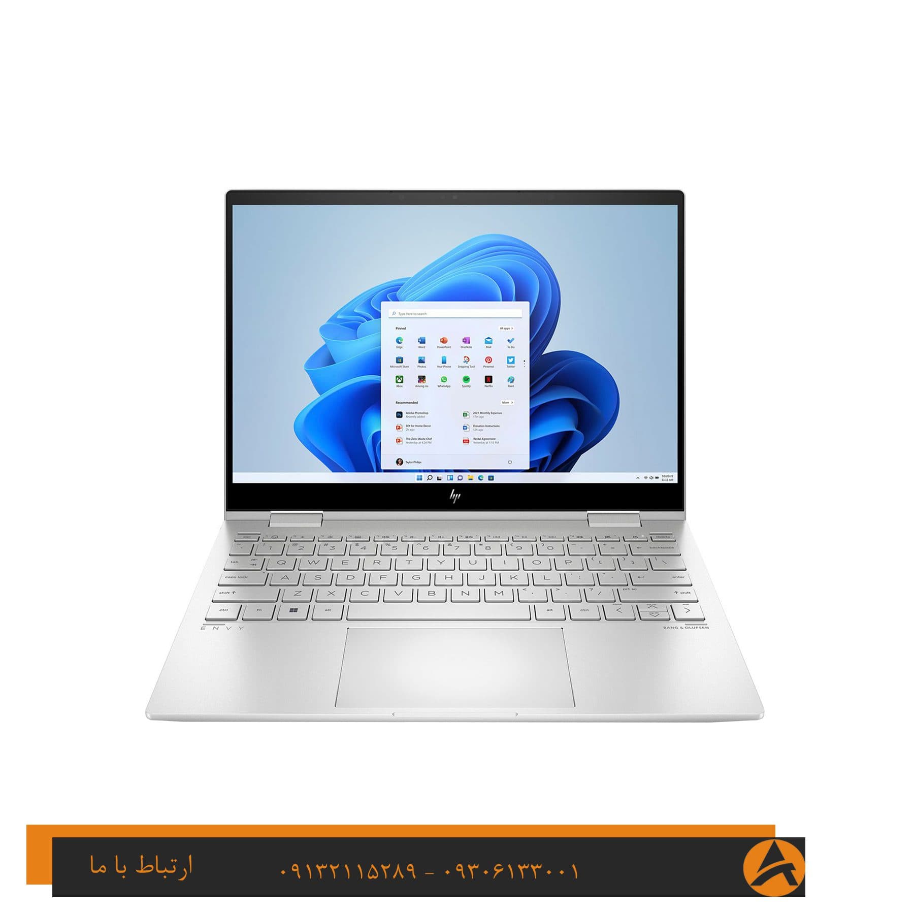 لپ تاپ اپن باکس اچ پی تاچ مدل HP ENVY 2 IN 1 16 X360 TOUCH -C5 16G 1TR SSD INTEL AI BOOST