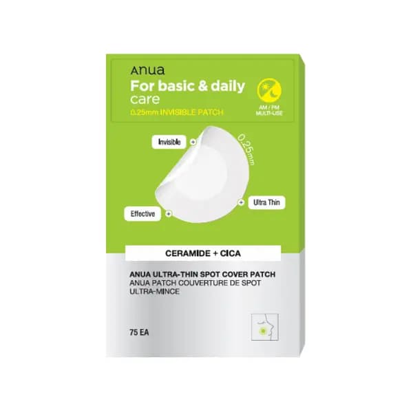 پچ ضد جوش 75 عددی سیکا سراماید آنوا Anua Ultra-Thin Spot Cover Patch 75ea — تصویر ۱۲