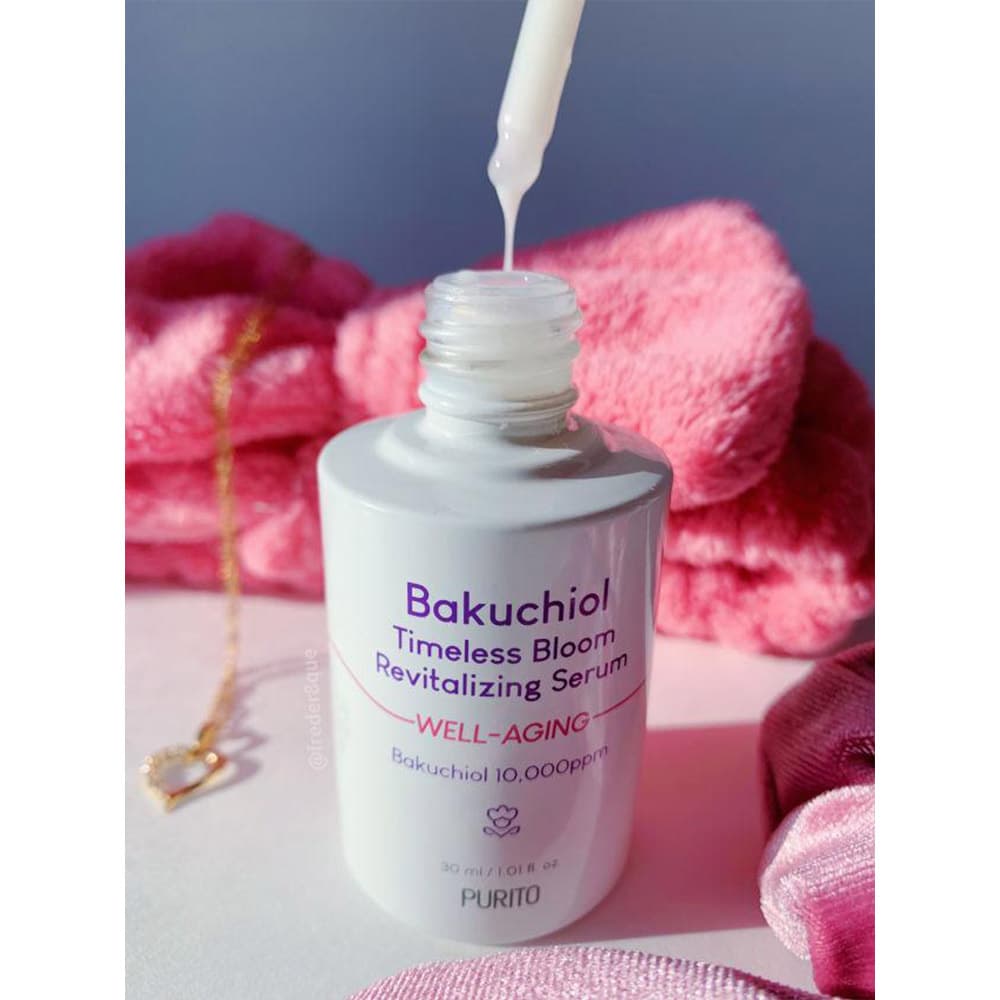 سرم ضد چروک و جوانساز باکوچیول بلوم پیوریتو Purito SEOUL Timeless Bloom Bakuchiol Serum — تصویر ۸