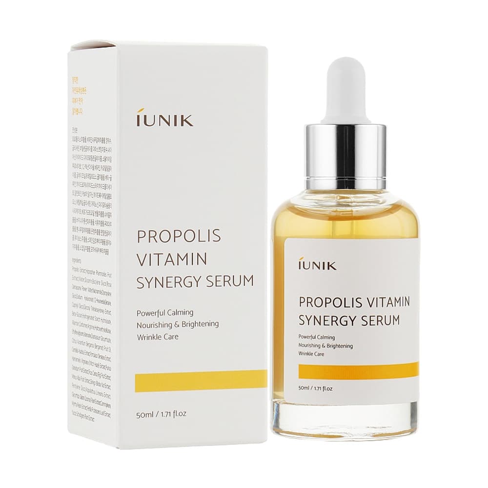 سرم سینرژی ویتامین پروپولیس آیونیک ضدالتهاب و روشن کننده پوست iUNIK Propolis Vitamin Synergy Serum — تصویر ۱۱