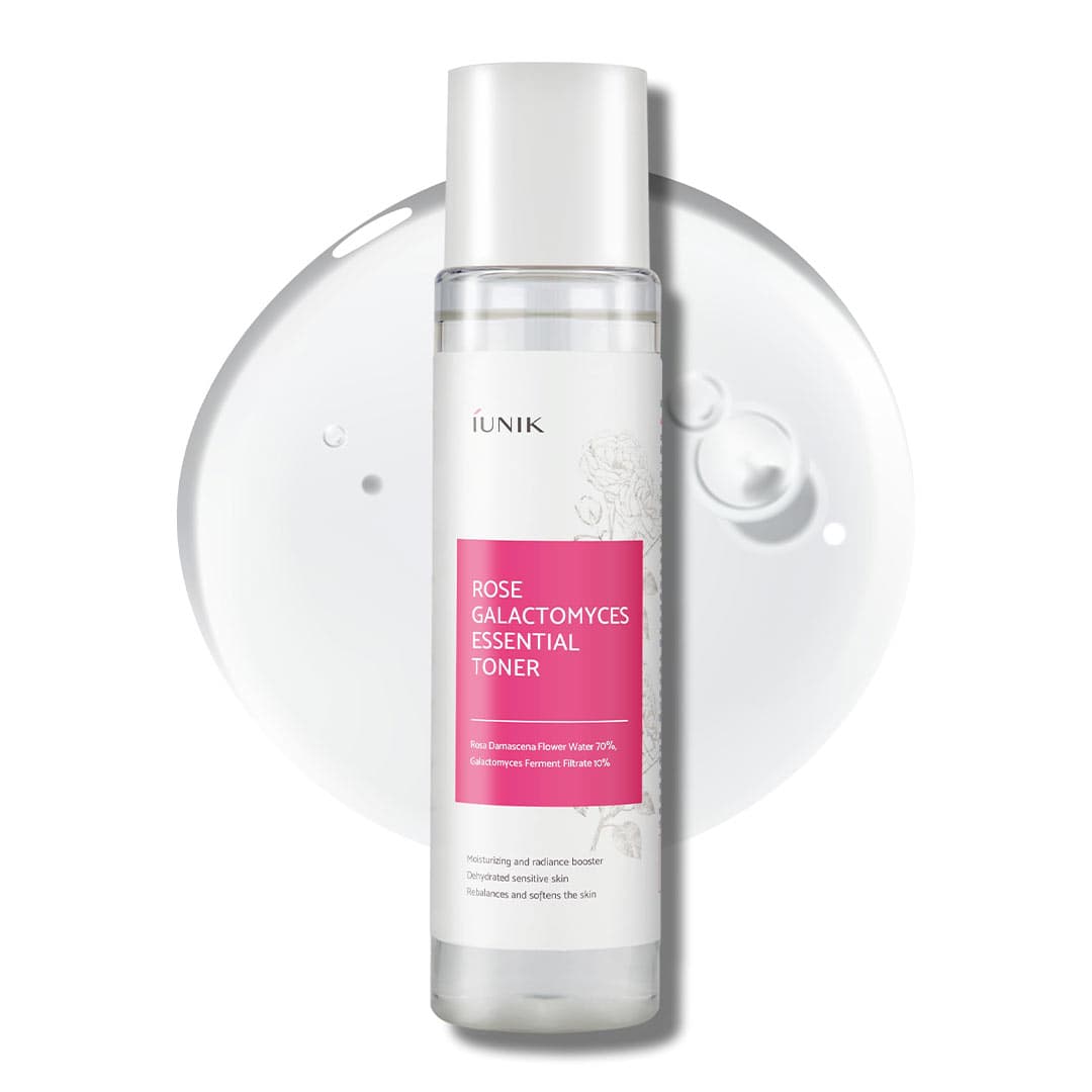 تونر رز گالاکتومایسس آیونیک آبرسان و روشن کننده پوست iUnik Rose Galactomyces Essential Toner — تصویر ۱۰