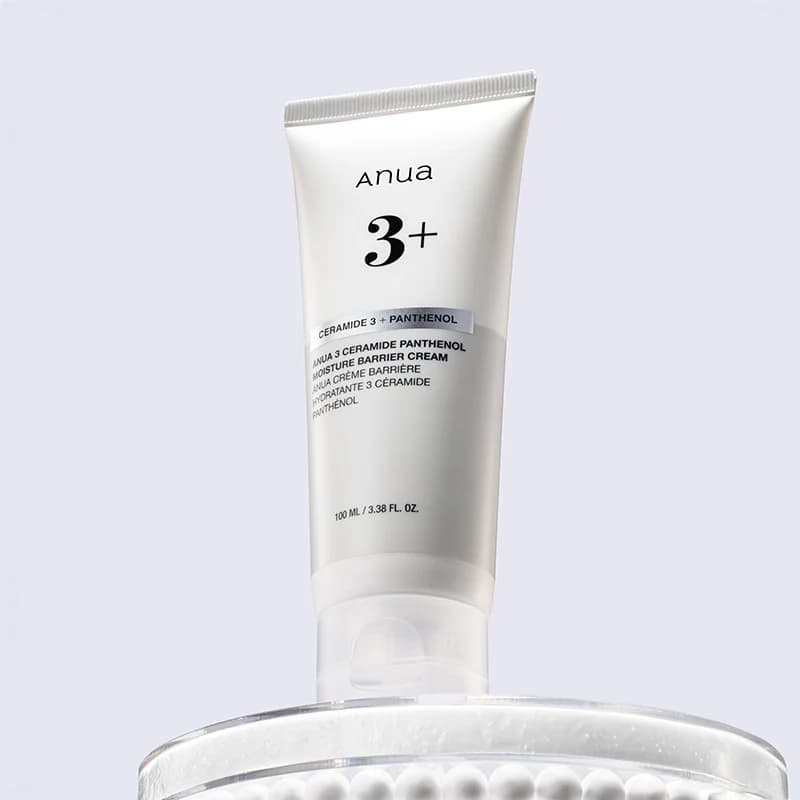کرم 3 سراماید و پنتنول آنوا مرطوب کننده و تقویت کننده سد دفاعی پوست Anua 3 Ceramide Panthenol Moisture Barrier Cream — تصویر ۱۲