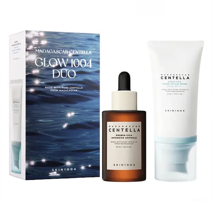 پک ضدآفتاب و سرم پروبیوتیک سنتلا اسکین 1004 SKIN 1004 Madagascar Centella Glow 1004 Duo Set — تصویر ۱۰