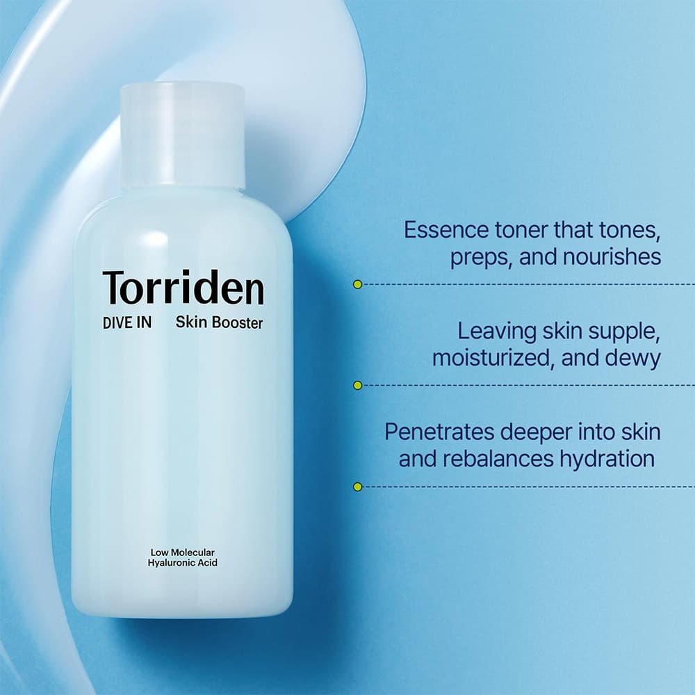 بوستر آبرسان هیالورونیک اسید توریدن TORRIDEN Dive-In Low Molecular Hyaluronic Acid Skin Booster — تصویر ۸