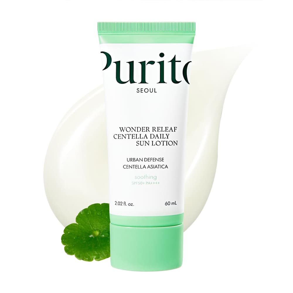 ضد آفتاب تسکین دهنده و مرطوب کننده سنتلا پیوریتو PURITO Wonder Releaf Centella Daily Sun Lotion