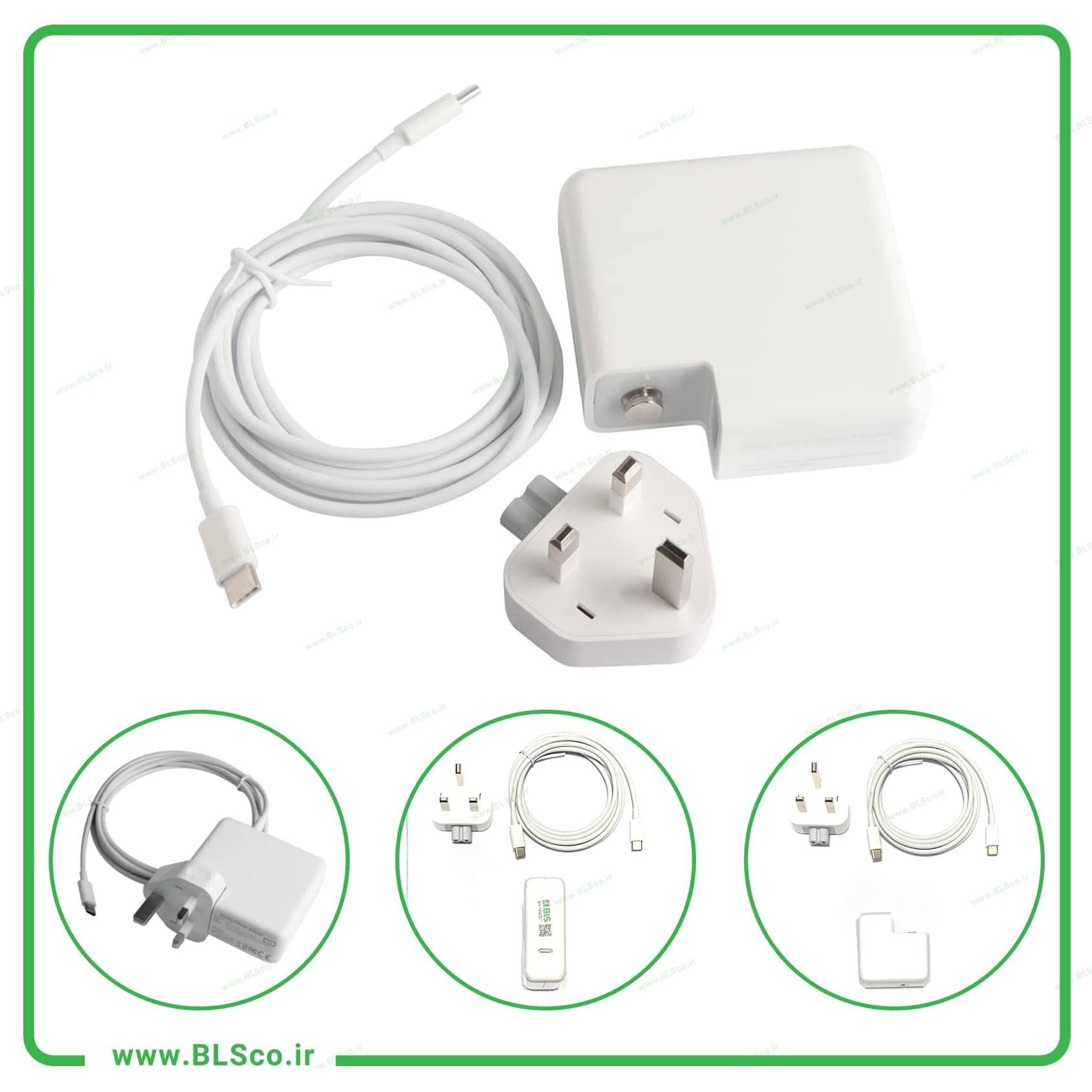شارژر اورجینال لپ تاپ مک بوک اپل Apple USB‑C 20V 1.5A 30W