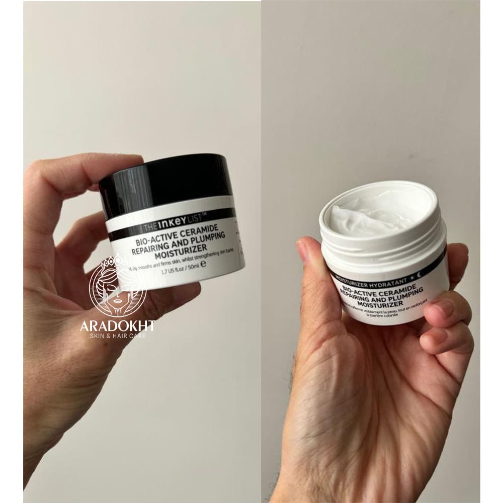 کرم مرطوب کننده و ترمیم کننده بایو اکتیو سراماید اینکی لیست The Inkey List Bio-Active Ceramide Repairing and Plumping Moisturizer — تصویر ۴
