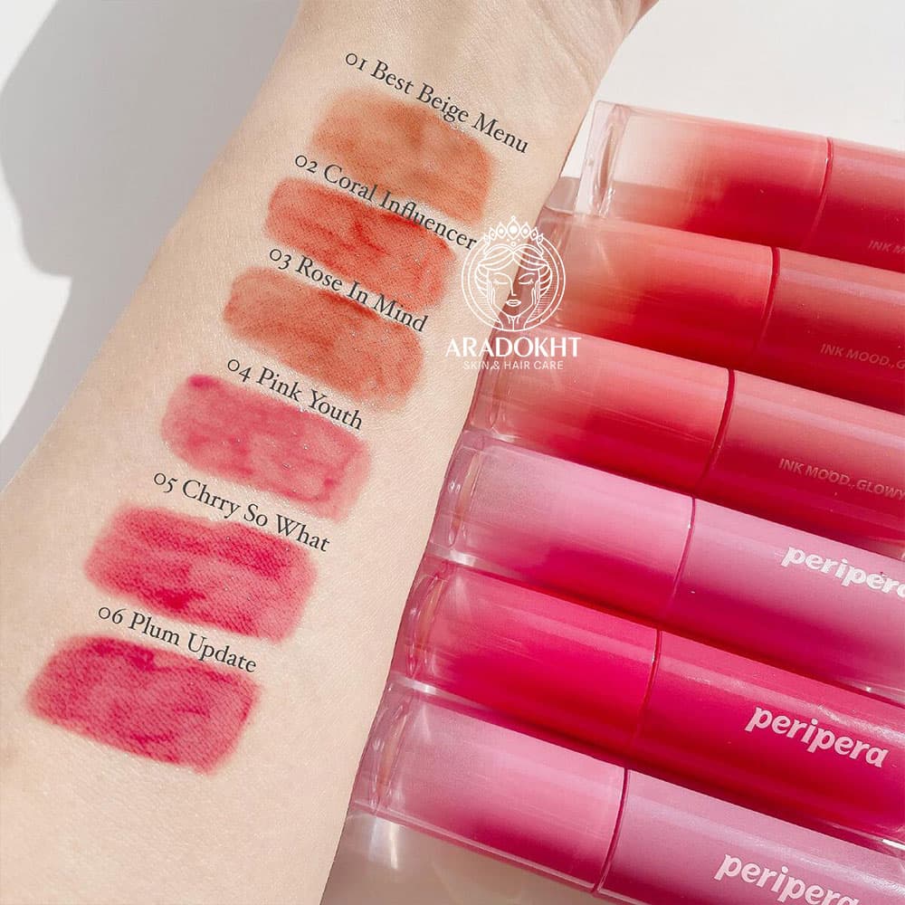 تینت لب براق پریپرا Peripera Ink Mood Glowy Tint — تصویر ۱۰