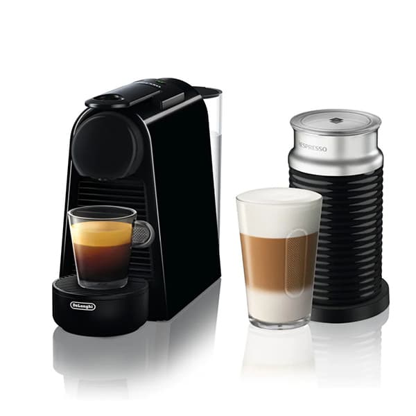 اسپرسو ساز نسپرسو اسنزا مینی دلونگی مشکی با کف شیرساز Aeroccino 3
