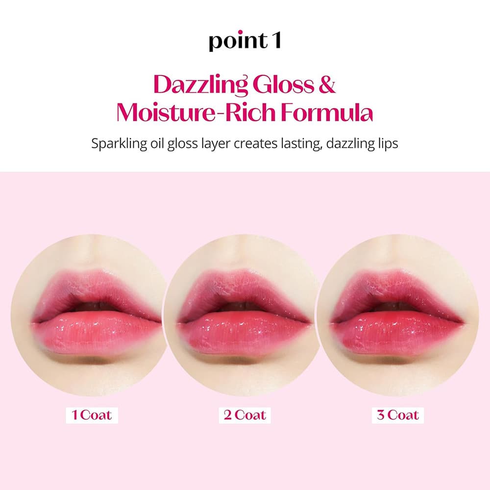 تینت لب روغنی اتود ETUDE Dear Darling Oil Tint — تصویر ۳