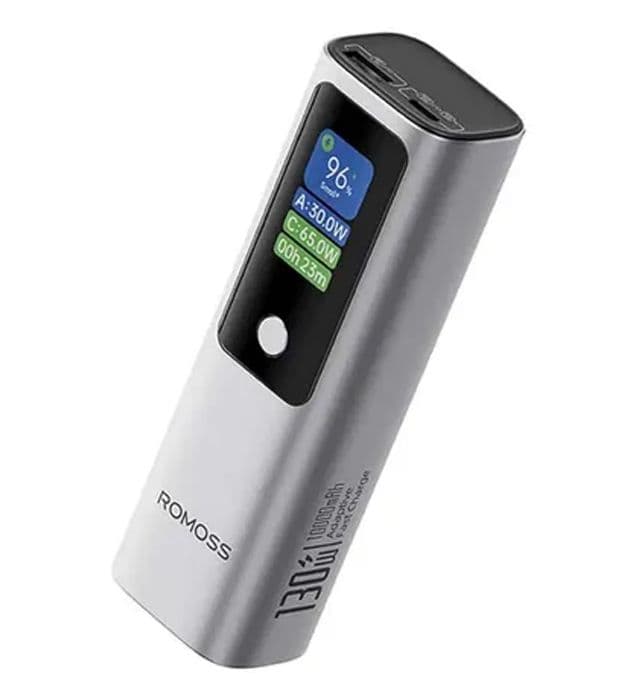 پاوربانک 130W روموس مدل PPU10-128 ظرفیت 10000 میلی آمپر ساعت — تصویر ۳