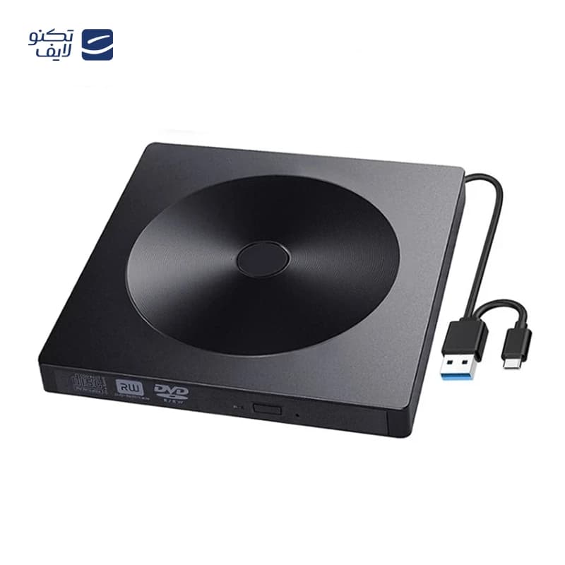 درایو DVD/RW اکسترنال مدل POP-CIRCLE Type-C/USB — تصویر ۲