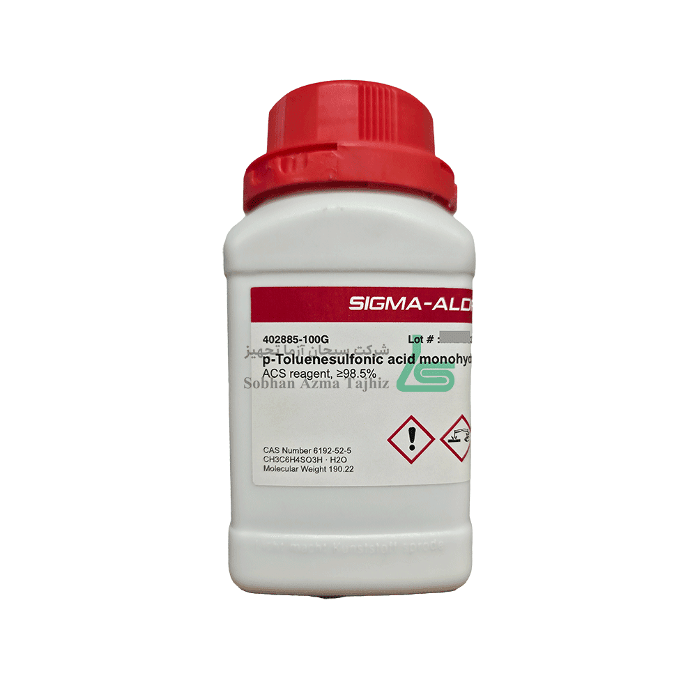 پارا تولوئن سولفونیک اسید مونوهیدرات 98% ACS reagent برند سیگماآلدریچ کد 402885