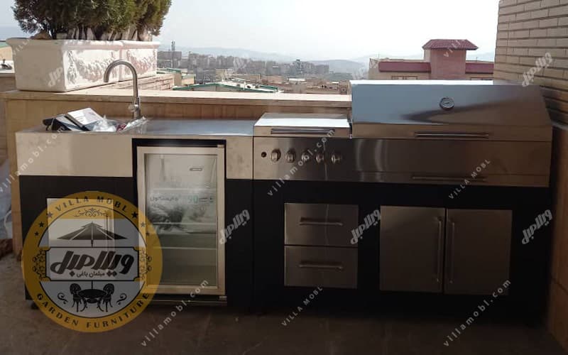 باربیکیو آیلند استیل مشکی مدل SRC 260