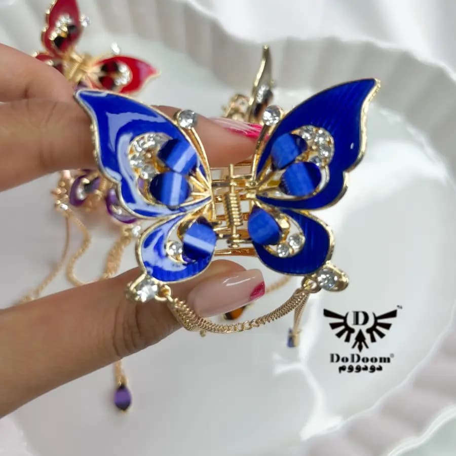 کلیپس پروانه‌ای‌ سنگی آویزدار C225 — تصویر ۴