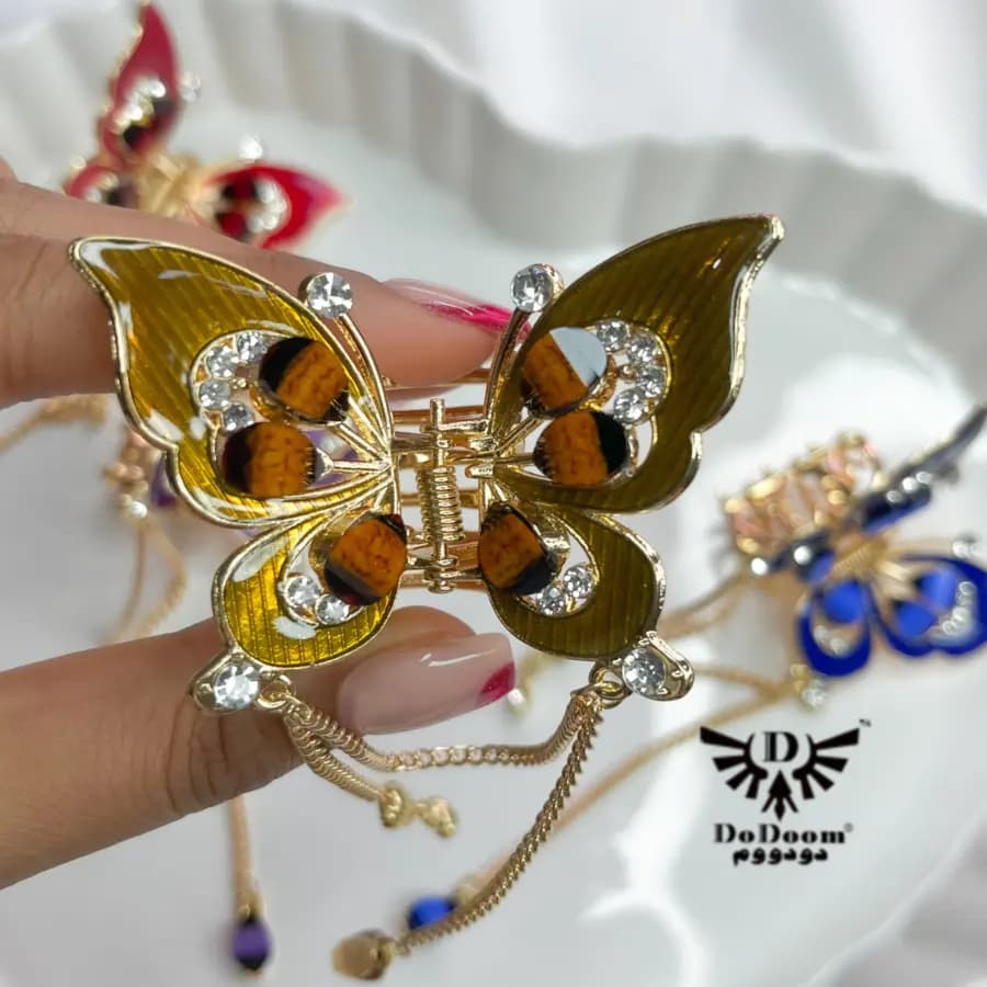 کلیپس پروانه‌ای‌ سنگی آویزدار C225 — تصویر ۷