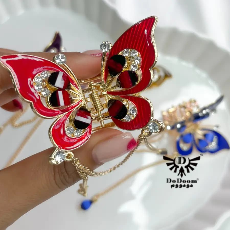 کلیپس پروانه‌ای‌ سنگی آویزدار C225 — تصویر ۵