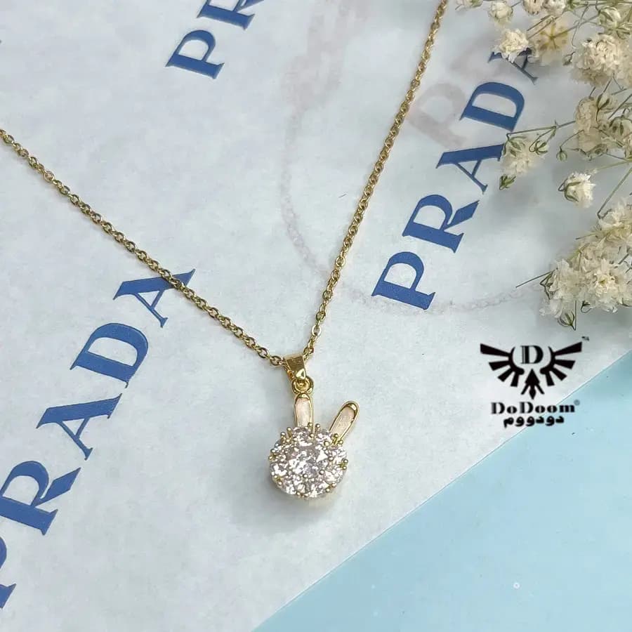 گردنبند خرگوشی استیل GD15