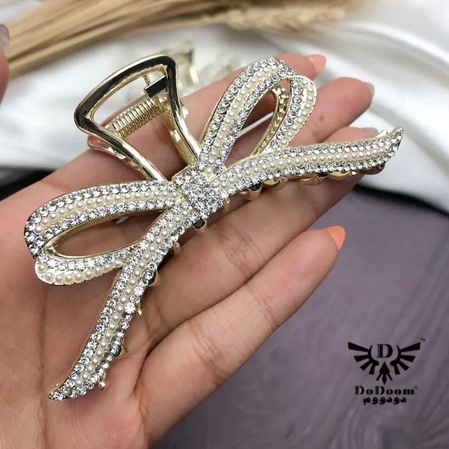 کلیپس فلزی پاپیون نگینی C215 — تصویر ۱۲