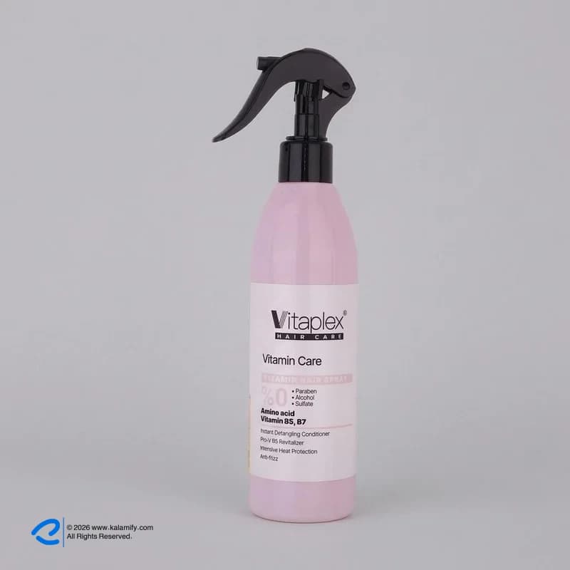 اسپری حالت دهنده مو با قدرت حفظ حالت مو 2 ویتاپلکس مدل Vitamin Care 03 مناسب مو خشک و معمولی حجم 300 میلی لیتر