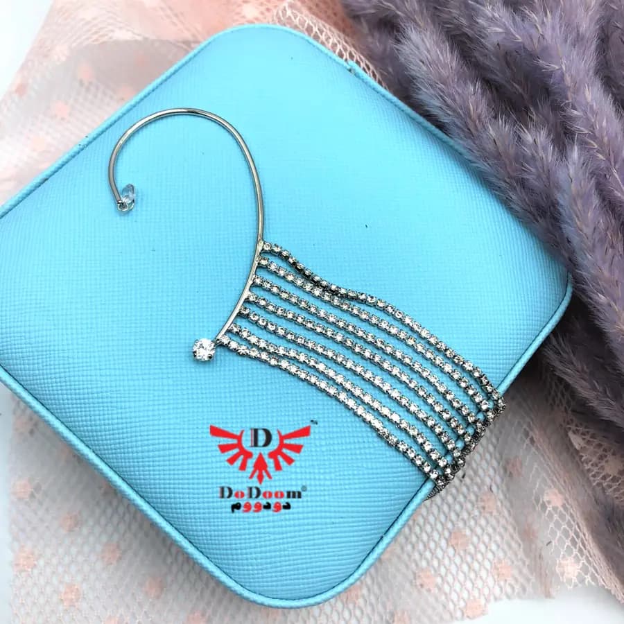گوشواره ایرکاف مجلسی پرنگین E48 — تصویر ۸