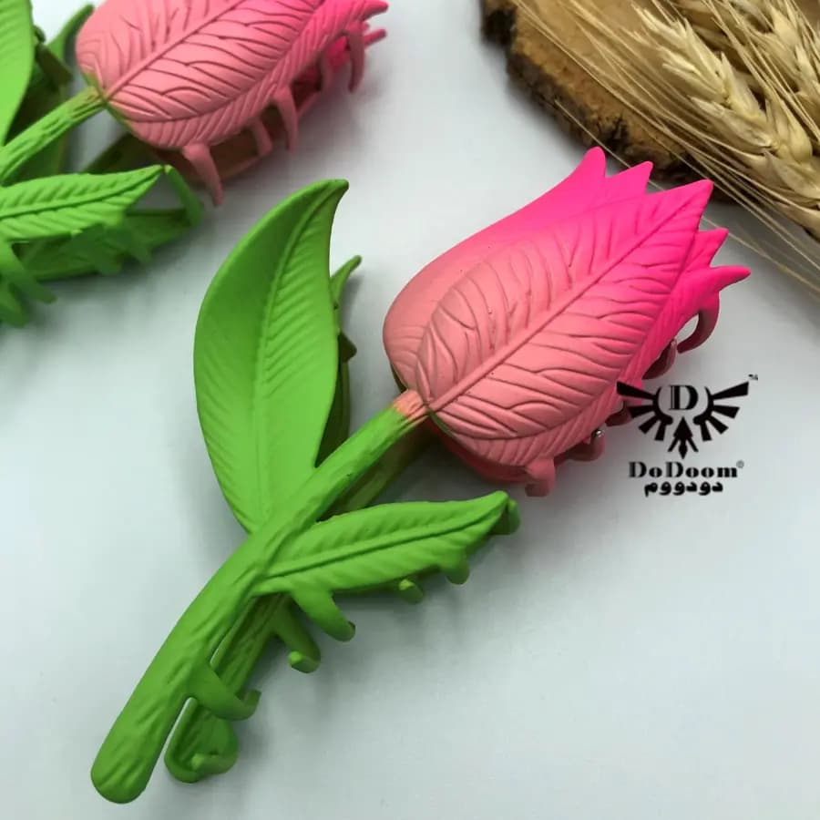 کلیپس فلزی گل لاله C204 — تصویر ۶