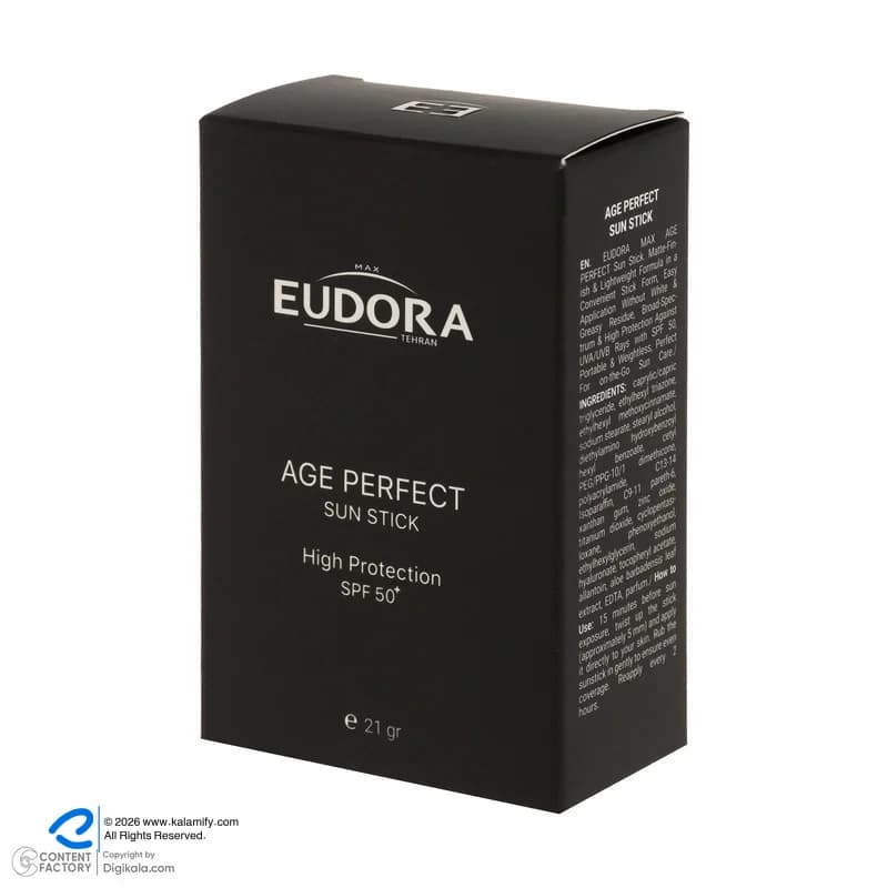 استیک ضد آفتاب بی‌رنگ صورت ادورامکس SPF 50 مدل Age Perfect ‌مناسب برای انواع پوست حجم 20 میلی‌لیتر — تصویر ۷