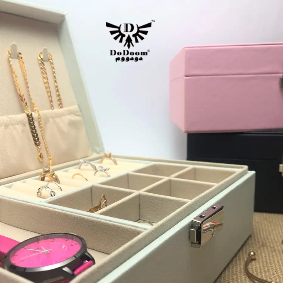 جعبه جواهرات چرمی B04 — تصویر ۴