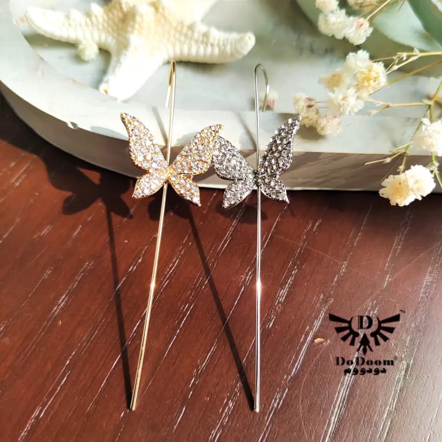 گوشواره کراس پروانه بزرگ E37 — تصویر ۹