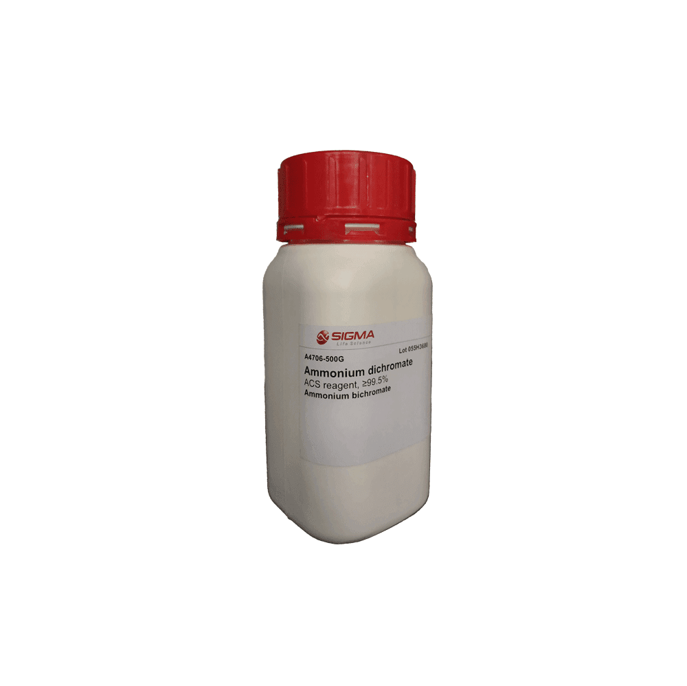 آمونیوم دی کرومات reagent, ≥99.5% برند مرک آلمان ۱۰۰ گرمی کد A4706