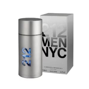 عطر ادکلن ۲۱۲ مردانه نقره ای NYC Carolina Herrera 212 Men — تصویر ۸